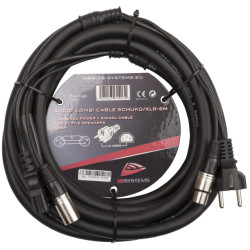 AUDIO COMBI CABLE SCHUKO\/XLR-5M AUDIO COMBI CABLE SCHUKO\/XLR-5M