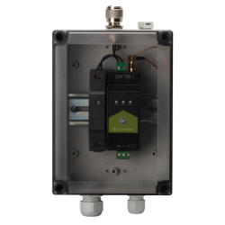 DIN Rail IP67 Enclosure Outdoor protection for DIN rail mounted LumenRadio products