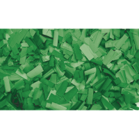 Confetti - Rectangle Green, 55 x 17 mm, 1 kg, flameproof and biodegradable