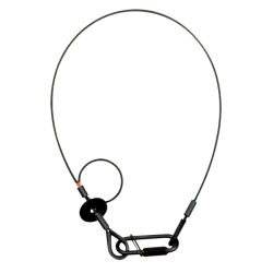 Safety Cable 3 mm - BGV-C1 600mm, Black Safety Cable 3 mm - BGV-C1 600mm, Black