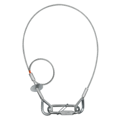 Safety Cable 4 mm - BGV-C1 600mm, Silver Safety Cable 4 mm - BGV-C1 600mm, Silver