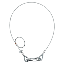 Safety Cable 5 mm - BGV-C1 1.000mm, Silver Safety Cable 5 mm - BGV-C1 1.000mm, Silver