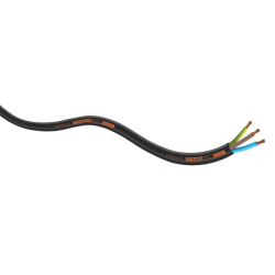 Titanex Neoprene Cable, Black 1,5mm²