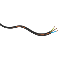 Titanex Neoprene Cable, Black 2,5mm²