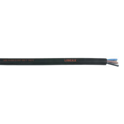 Lineax Neoprene Cable, Black 10mm², 5