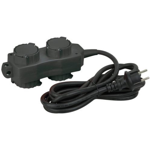 2 + 2-way IP20 Multisocket 3x 1.5 mm² 1.5 m 2 + 2-way IP20 Multisocket 3x 1.5 mm² 1.5 m