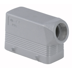 16/72-pin Cablehood Side Entry PG21 Gray 16/72-pin Cablehood Side Entry PG21 Gray