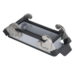 16/72-pin Chassis Open Bottom/Clips Gray 16/72-pin Chassis Open Bottom/Clips Gray