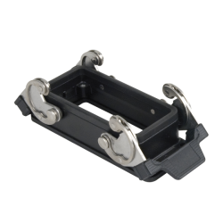 16/72-pin Chassis Open Bottom/Clips Black 16/72-pin Chassis Open Bottom/Clips Black