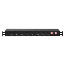 19" 1U Main Power Strip 16 Front and back control 19" 1U Main Power Strip 16 Front and back control