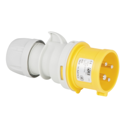 CEE 16 A/110 V 4P Plug - Male - Yellow CEE 16 A/110 V 4P Plug - Male - Yellow