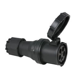 CEE 125 A/400 V 5P Plug Female Black CEE 125 A/400 V 5P Plug Female Black