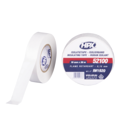PVC Insulation tape 52100 White, 20m PVC Insulation tape 52100 White, 20m