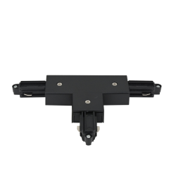 1-Phase Right T Connector Black 1-Phase Right T Connector Black
