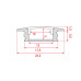 Profile Pro 1 Recessed Silver