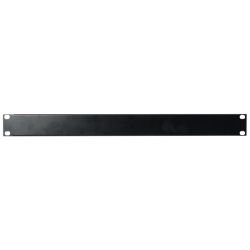 19 inch Blind Panel Black 1U