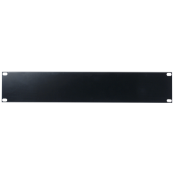19 inch Blind Panel Black 2U