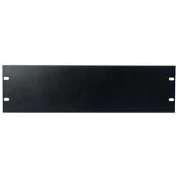 19 inch Blind Panel Black 3U