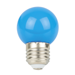 G45 LED Bulb E27 1 W - blue - non-dimmable G45 LED Bulb E27 1 W - blue - non-dimmable