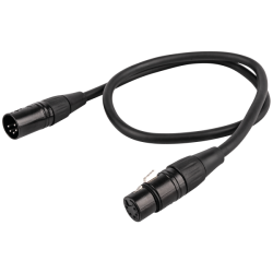 FL86 - DMX/AES-EBU XLR/M 5P to XLR/F 5P 0.75 m