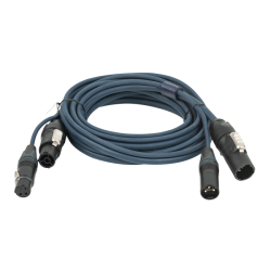 FP-13 Hybrid Cable - powerCON TRUE1 & 3-pin XLR - DMX / Power 15 m