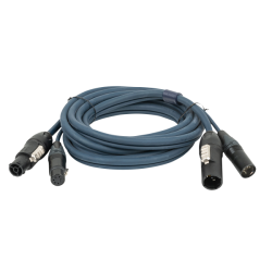 FP-14 Hybrid Cable - powerCON TRUE1 & 5-pin XLR - DMX / Power 15 m