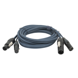 FP-14 Hybrid Cable - powerCON TRUE1 & 5-pin XLR - DMX / Power 1.5 m