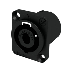 4-pin Speaker Chassis Female connector - D-size 4-pin Speaker Chassis Female connector - D-size