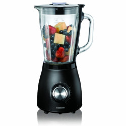 Blender 1,5L glazen kan verstuiver 500W matzwart