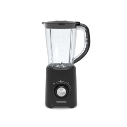 Blender | 800 W | 2 snelheden + puls | 4 roestvrijstalen bladen | 1,5 L kunststof kan | Zwart