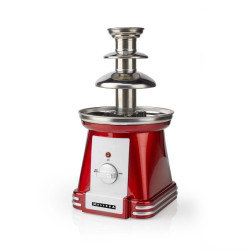 Chocoladefontein | 90 B | 32 cm | 3 Metalen niveaus | Rood / Wit