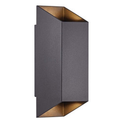 Nico Square 22 Wandlamp Zwart