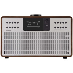 SuperCD Geluidssysteem met CD-speler DAB+ / FM / Internet / Bluetooth Walnoot-Zilver