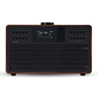 SuperCD Geluidssysteem met CD-speler DAB+ / FM / Internet / Bluetooth Walnoot-zwart