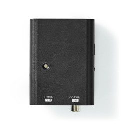 Digitale Audioconverter | 1-weg | Ingangen audio / video / data: 1x S/PDIF | Uitgangen audio / video / data: TosLink Female | Manueel | Zwart