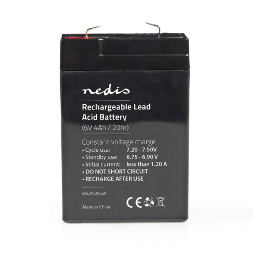 Oplaadbare Loodaccu | Lead-Acid | Oplaadbaar | 6 V | 4000 mAh