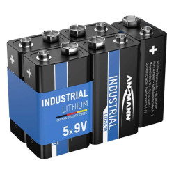 9V batterij, 1,5V, 5 stuks