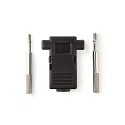D-Sub-Connectorbehuizing | D-SUB 9-Pin | Neutraal | Vernikkeld | PVC | Zwart | Doos