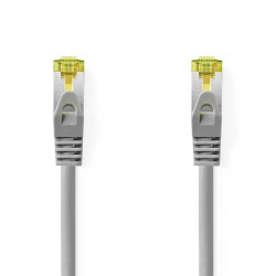 Cat 8.1 Netwerkkabel | S/FTP | RJ45 Male | RJ45 Male | 0.25 m | Rond | LSZH | Grijs | Label