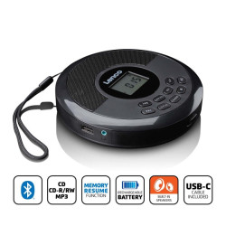 Discman met Bluetooth® en ingebouwde luidsprekers