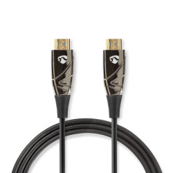 Actieve Optische High Speed HDMI™-Kabel met Ethernet | HDMI™ Connector | HDMI™ Connector | 4K@60Hz | 18 Gbps | 20.0 m | Rond | PVC | Zwart | Gift Box