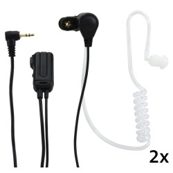 Airtube headset twee-weg radio