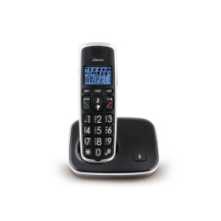 DECT seniorentelefoon met grote toetsen en 1 handset zwart