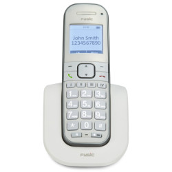 DECT telefoon voor senioren enkel Wit