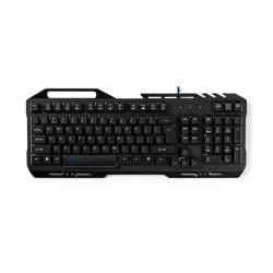 Bedraad Gaming Toetsenbord | USB 2.0 | Membrane Toetsen | LED | US internationaal | US Internationaal | USB Gevoed | Lengte stroomkabel: 1.50 m | Gaming