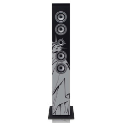 Speakertower met Bluetooth®, PLL FM-radio, USB- en SD-speler