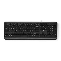 Bedraad Toetsenbord | USB-A | Multimedia | QWERTY | US Internationaal | Numeriek toetsenbord
