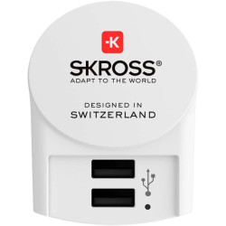 Reisadapter Europa-USB Ongeaard