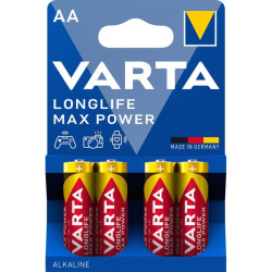 Alkaline Batterij AA 1.5 V Max Tech 4-Blister