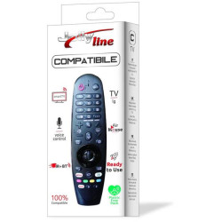 Jolly Line JL1502 Replacement Remote for LG Smart TVs (AN-MR20GA) | IR/BT, Voice Control & Air Mouse